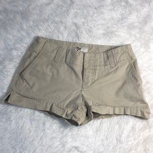 Light brown (Khaki) Short Shorts